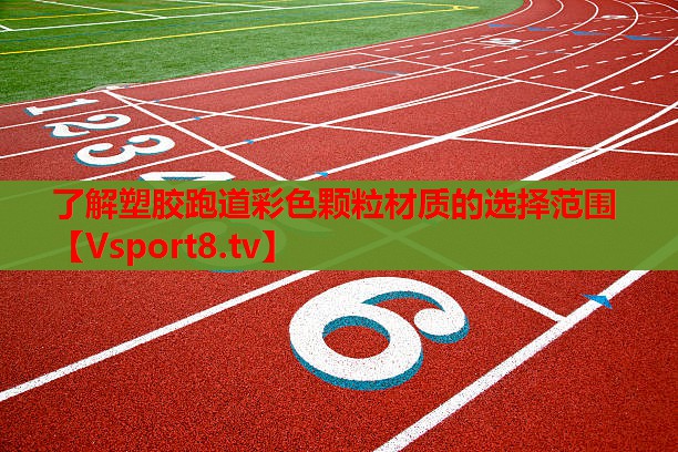 了解塑膠跑道彩色顆粒材質的選擇范圍